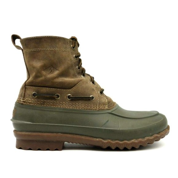 Sperry Top Sider Brown Leather Lace Up Duck Boots Shoes Men\'s 10 M main image 4